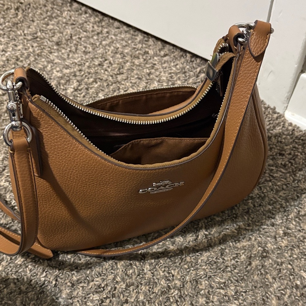 Coach Brown Leather Shoulder Bag - Picture 8 of 8
